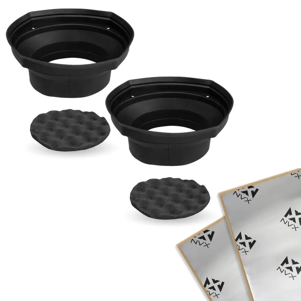 NVX XBAF69 Silicone Speaker Baffles & Sound Damping Kit