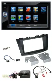 Blaupunkt SD USB TMC Bluetooth 2DIN Lenkrad Navigation für Suzuki Swift ab 2011
