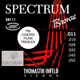 Струны для акустической гитары Thomastik Spectrum SB111T 11-52