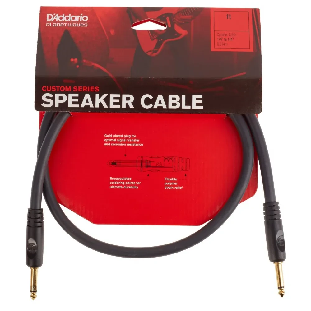 Акустический кабель D'Addario PW-S-05 Custom Series 152 см
