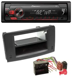 Pioneer DAB 1DIN MP3 AUX USB Autoradio für Mercedes M-Klasse W164 05-11 Profivar