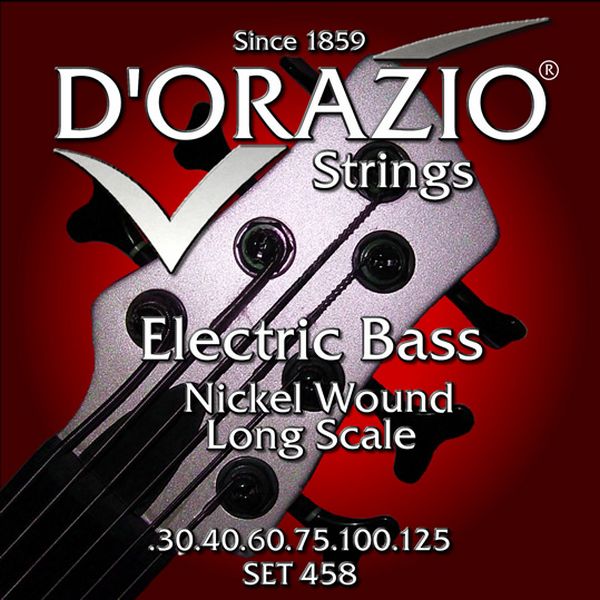 Струны для 6-струнной бас-гитары D'Orazio 458 30-125
