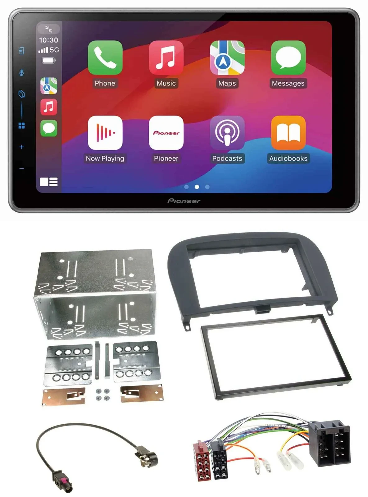 Pioneer MP3 USB DAB Bluetooth 2DIN Autoradio für Mercedes SL-Klasse 2001-2011 R2