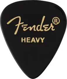 Медиаторы FENDER 351 Shape Premium Picks Heavy Black 12 Count, 12 штук
