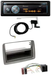 Pioneer Bluetooth DAB MP3 USB CD Autoradio für Fiat Panda (169 2003-2012) grau