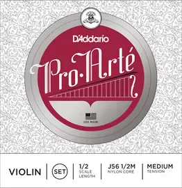 Струны для скрипки D'Addario Pro-Arte J56 1/2M