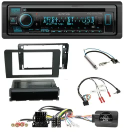 Kenwood Bluetooth DAB CD Lenkrad USB Autoradio für Audi A3 Symphony ISO 8P 2003-