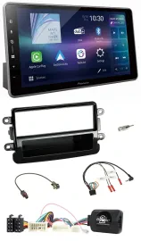 Автомагнитола Pioneer Bluetooth USB DAB для Dacia (с 2012), пиано блэк, с поддержкой управления на руле