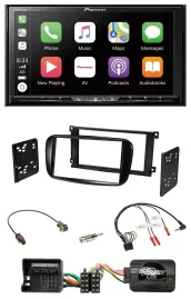Pioneer 2DIN Lenkrad USB DAB DVD Bluetooth Autoradio für Ford Mondeo 07-14 S-Max