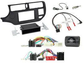 Radioset Lenkradadapter DIN Autoradio für Kia Rio UB 2011-2015 schwarz