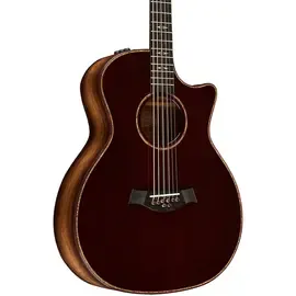 Электроакустическая гитара Taylor Custom Lutz Spruce-Blk Limba Baritone 8-String