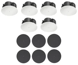 Потолочная акустика JBL Control 424LP 4" 70V/16 Ом черные грилли (набор, 6 шт.)