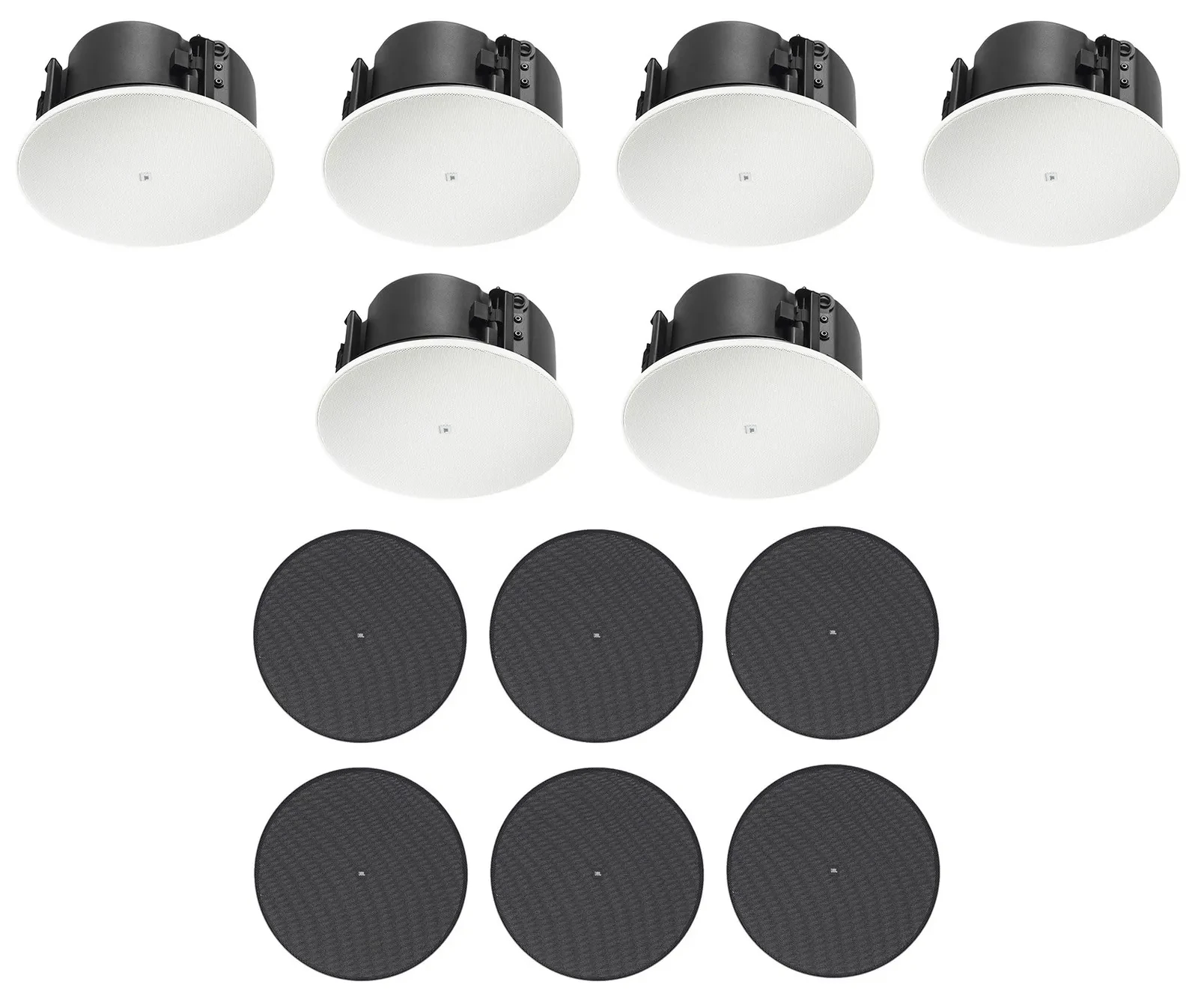 Потолочная акустика JBL Control 424LP 4" 70V/16 Ом черные грилли (набор, 6 шт.)