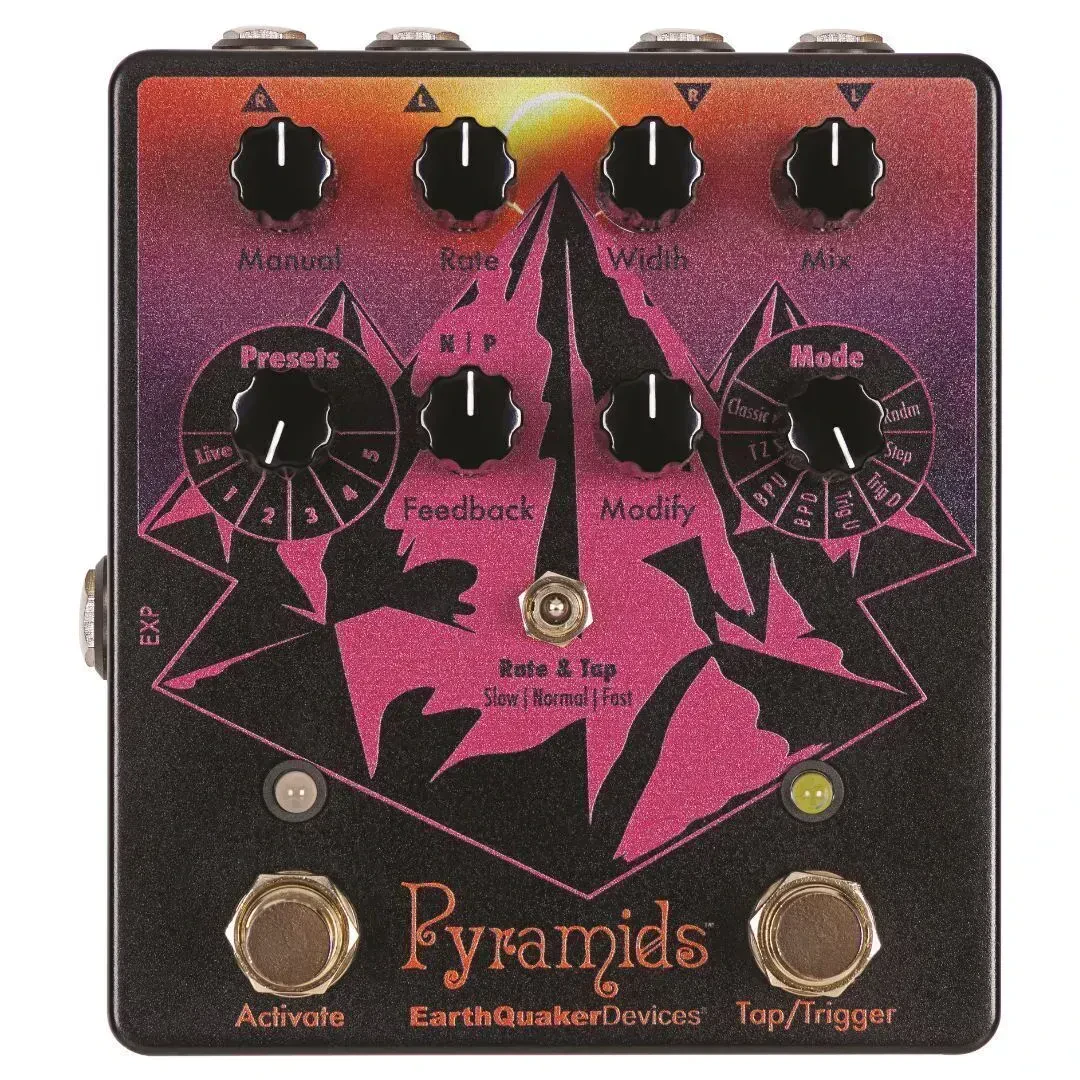 Педаль эффектов для электрогитары EarthQuaker Devices Pyramids Stereo Flanging Device