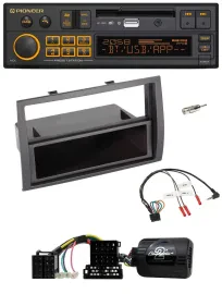 Автомагнитола Pioneer DAB, USB, Bluetooth, поддержка управления на руле для Citroen Jumper/Peugeot Boxer (с 2006)