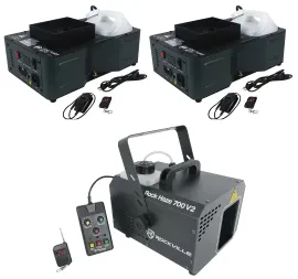 American DJ Fog Fury Jett 700W Vertical Fog Machine w/12 LED's+700 CFM Hazer