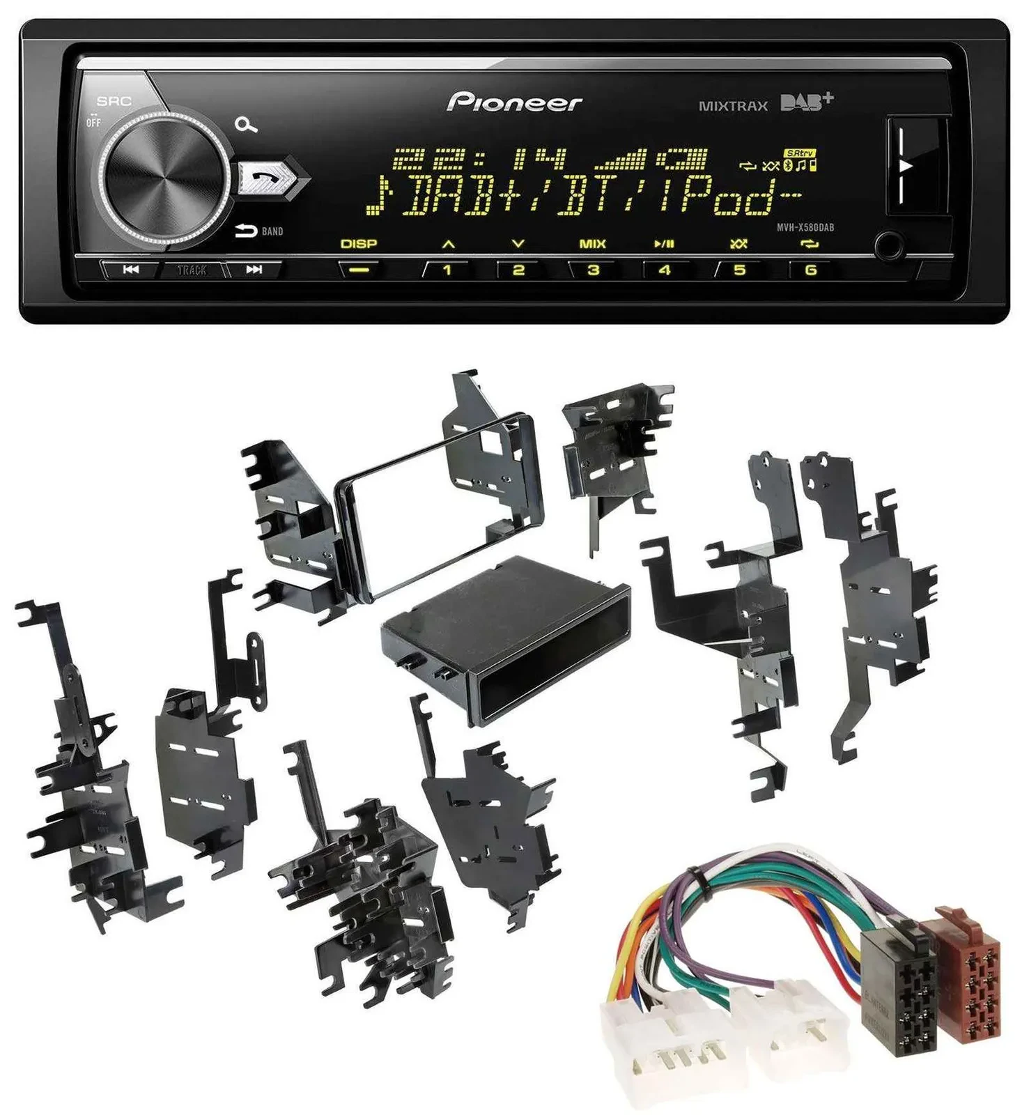 Pioneer Bluetooth USB DAB MP3 Autoradio für Toyota Tundra / Celica / FJ