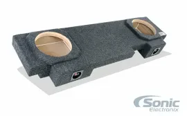 Atrend A192-10CP Dual 10" Subwoofer Enclosure for 2002-2013 Chevy and Cadillac