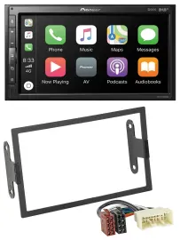 Pioneer USB MP3 DAB 2DIN Bluetooth Autoradio für Nissan Xterra 2000-2004
