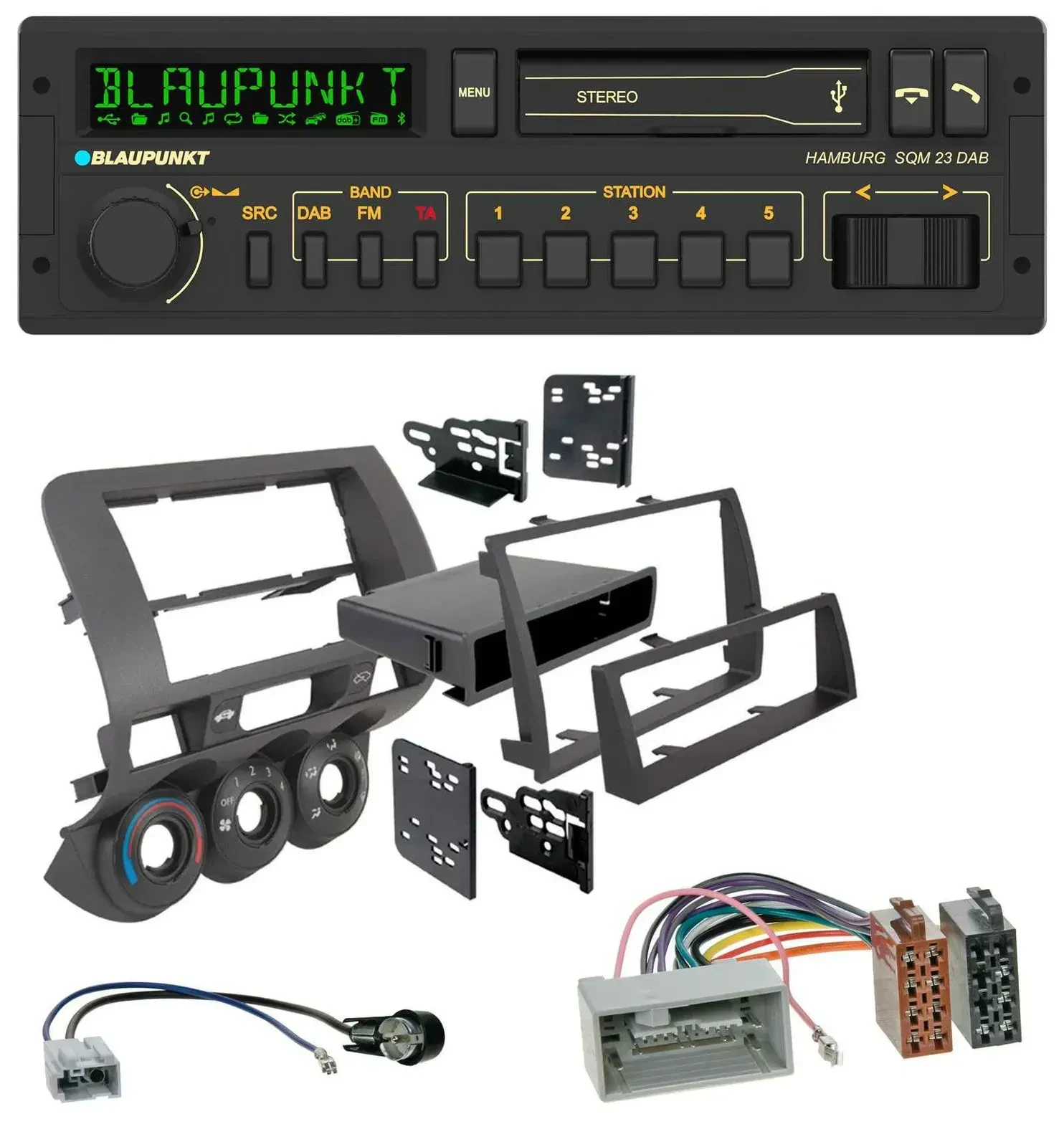 Blaupunkt USB DAB Bluetooth MP3 Autoradio für Honda Fit 06-07 nur US-Importe