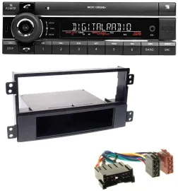 Автомагнитола Kienzle Bluetooth MP3 USB DAB для Hyundai Sonata NF 02–05 черная