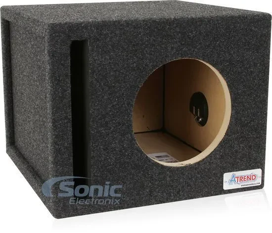 NEW! Atrend 8SQV 8" Single Pro Series Vented/Ported Subwoofer Enclosure Box