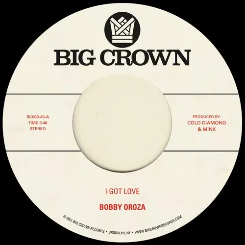 Виниловая пластинка Bobby Oroza – I Got Love b/w Loving Body (Релиз 2021)