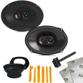 JBL Club 6422F 80W 4x6" 2-Way Coaxial Speaker w/ Accessories