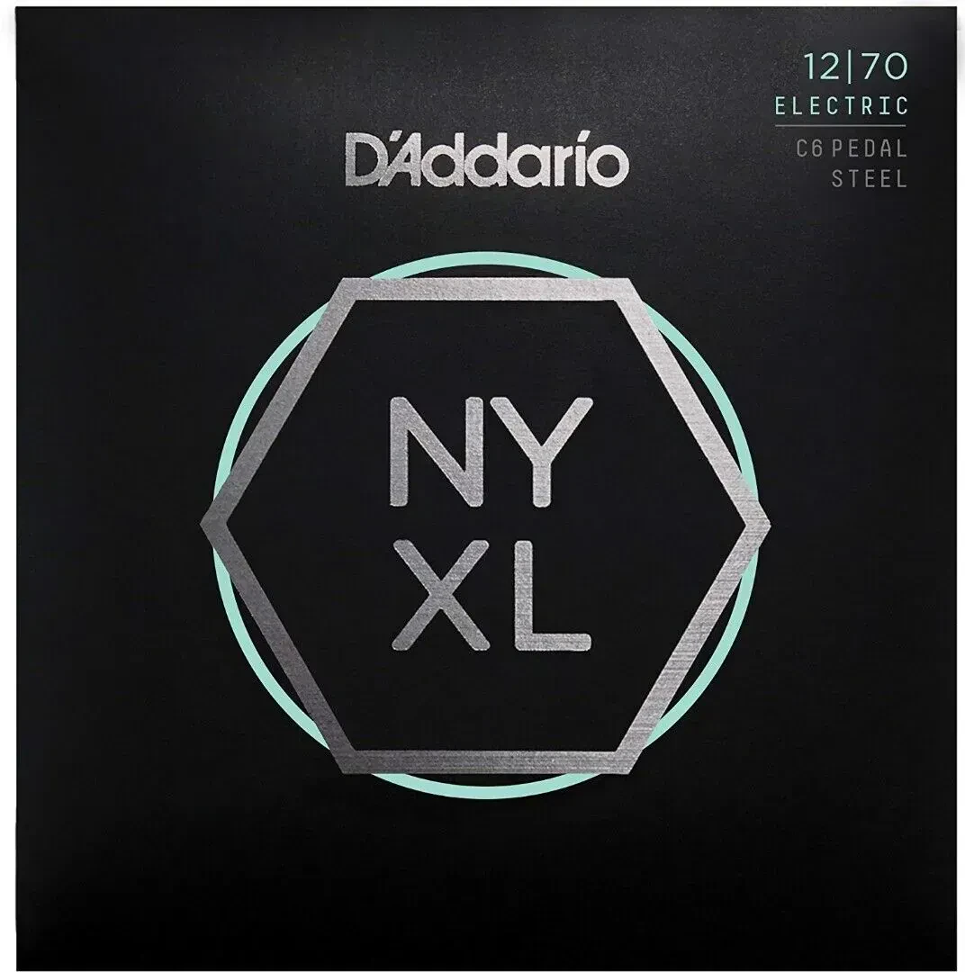 Струны для слайд-гитары D'Addario NYXL1270PS NYXL Nickel Wound C6 Pedal Steel Custom Medium 12-70