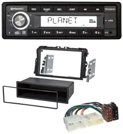 Continental USB 1DIN AUX DAB MP3 Autoradio für Opel Vivaro Combi J7 Kasten F7 11