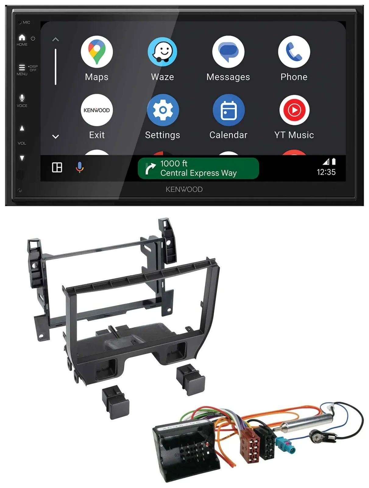 Kenwood DAB Bluetooth USB MP3 2DIN Autoradio für Citroen C3 2010-2016 DS3 ab 201