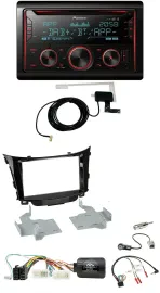 Pioneer 2DIN Lenkrad DAB USB CD Bluetooth Autoradio für Hyundai i30 2012-2017