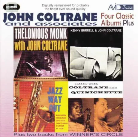 JOHN COLTRANE AND ASSOCIATES - Thelonious Monk With John Coltrane/ Cattin' With Coltrane And Quinichette/ Jazz Way Out/ Kenny Burre (2CD)