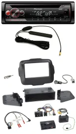 Pioneer CD USB Lenkrad DAB MP3 Autoradio für Jeep Renegade ab 2015