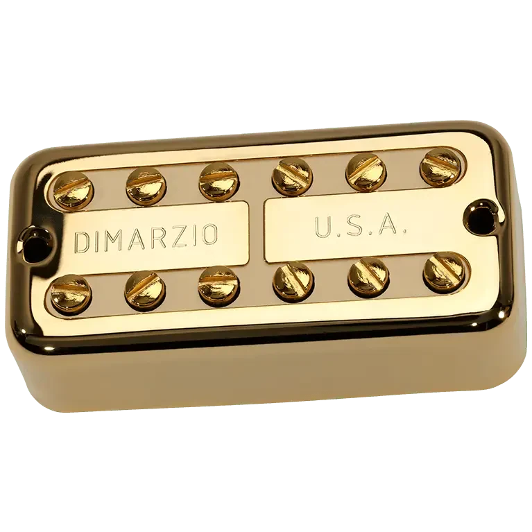 Звукосниматель для электрогитары DiMarzio DP297FGCR New'Tron Bridge Gold Cream