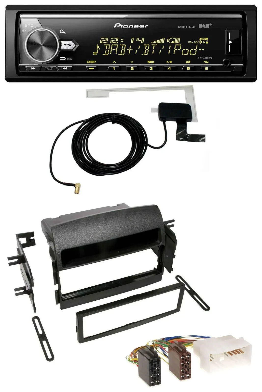 Pioneer Bluetooth DAB USB MP3 Autoradio für Hyundai Sonata (NF, 2005-2008)