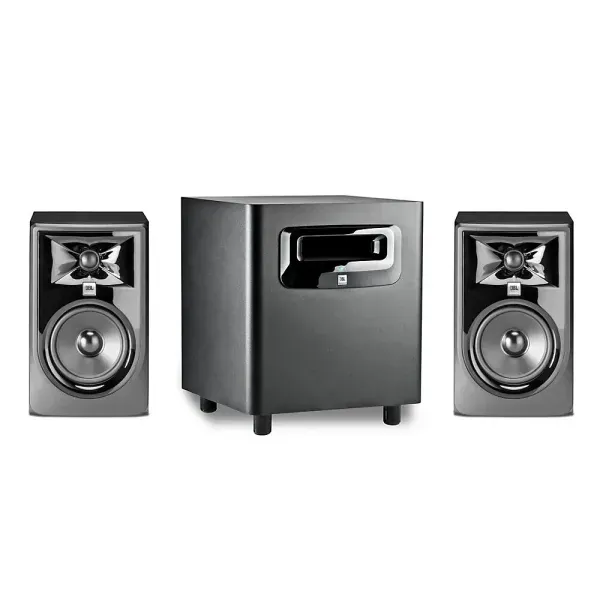 JBL 2.1 Studio Bundle w/ 5" Powered Studio Monitor Pair/10" Powered Subwoofer