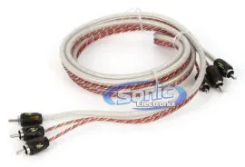 Stinger SI496 6 Ft 4000 Series Audio/Video RCA Interconnect Signal Cable Wire