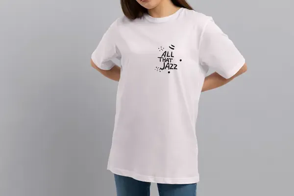 Футболка Popmerch MWXXL83 "All That Jazz" белая, мужская, размер XXL