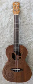Luna Guitars Maluhia Peace Sign Tenor Ukulele Satin Natural Finish, UKE MALU