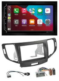 ESX 2DIN DAB USB MP3 Bluetooth Autoradio für Honda Accord ab 11 anthrazit