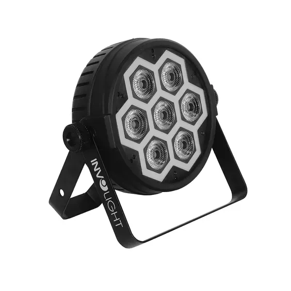 Прожектор Involight LP700 RGBWA+UV 7шт SMD LED, DMX-512, ИК-ДУ светодиодный