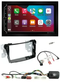 ESX 2DIN DAB USB Lenkrad Bluetooth Autoradio für Hyundai i40 11-19 USB AUX Klavi