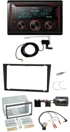 Pioneer 2DIN Lenkrad DAB USB CD Bluetooth Autoradio für Opel Corsa C Vectra C ch