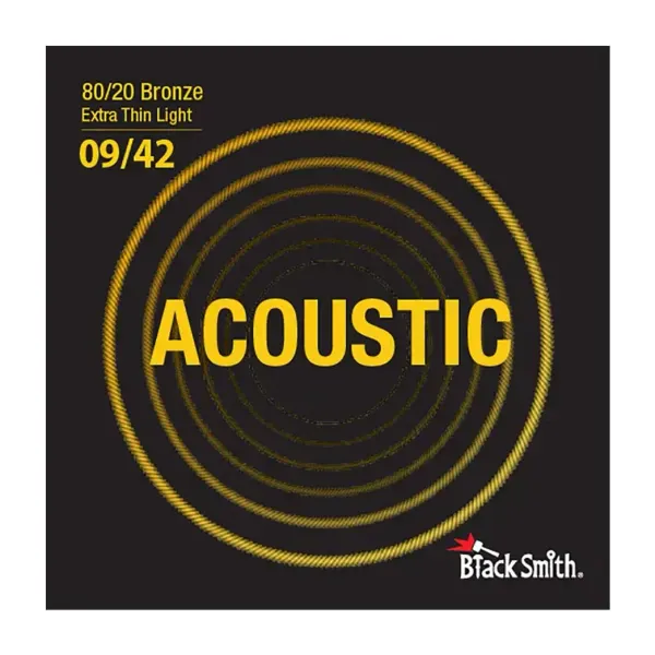 Струны для акустической гитары BlackSmith 93291 Acoustic 80/20 Bronze Extra Thin Light 09-42