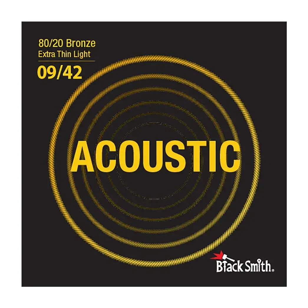 Струны для акустической гитары BlackSmith 93291 Acoustic 80/20 Bronze Extra Thin Light 09-42