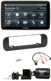 Автомагнитола Blaupunkt для Fiat Panda 2012–2020, Bluetooth, USB, SD, DAB, чёрный