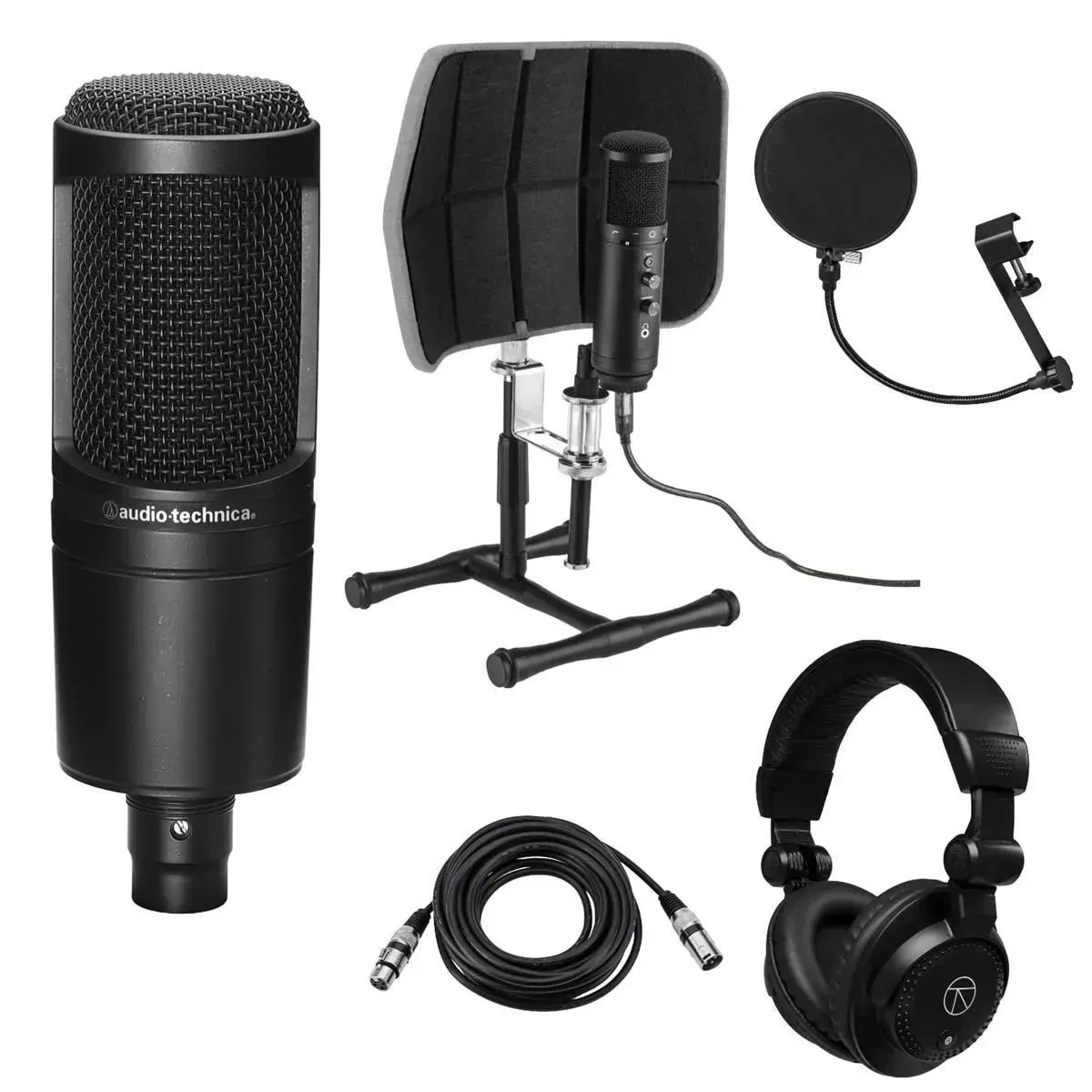 Комплект для подкастов Audio-technica AT2020 K2