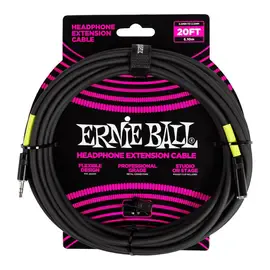 Коммутационный кабель Ernie Ball 6425 Black 6.1 м