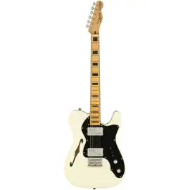 Электрогитара полуакустическая Squier by Fender Classic Vibe '70s Telecaster Thinline Olympic White